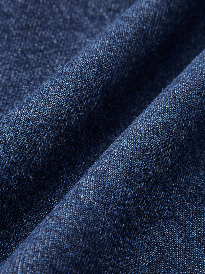 Gilet en jean à boutonnage