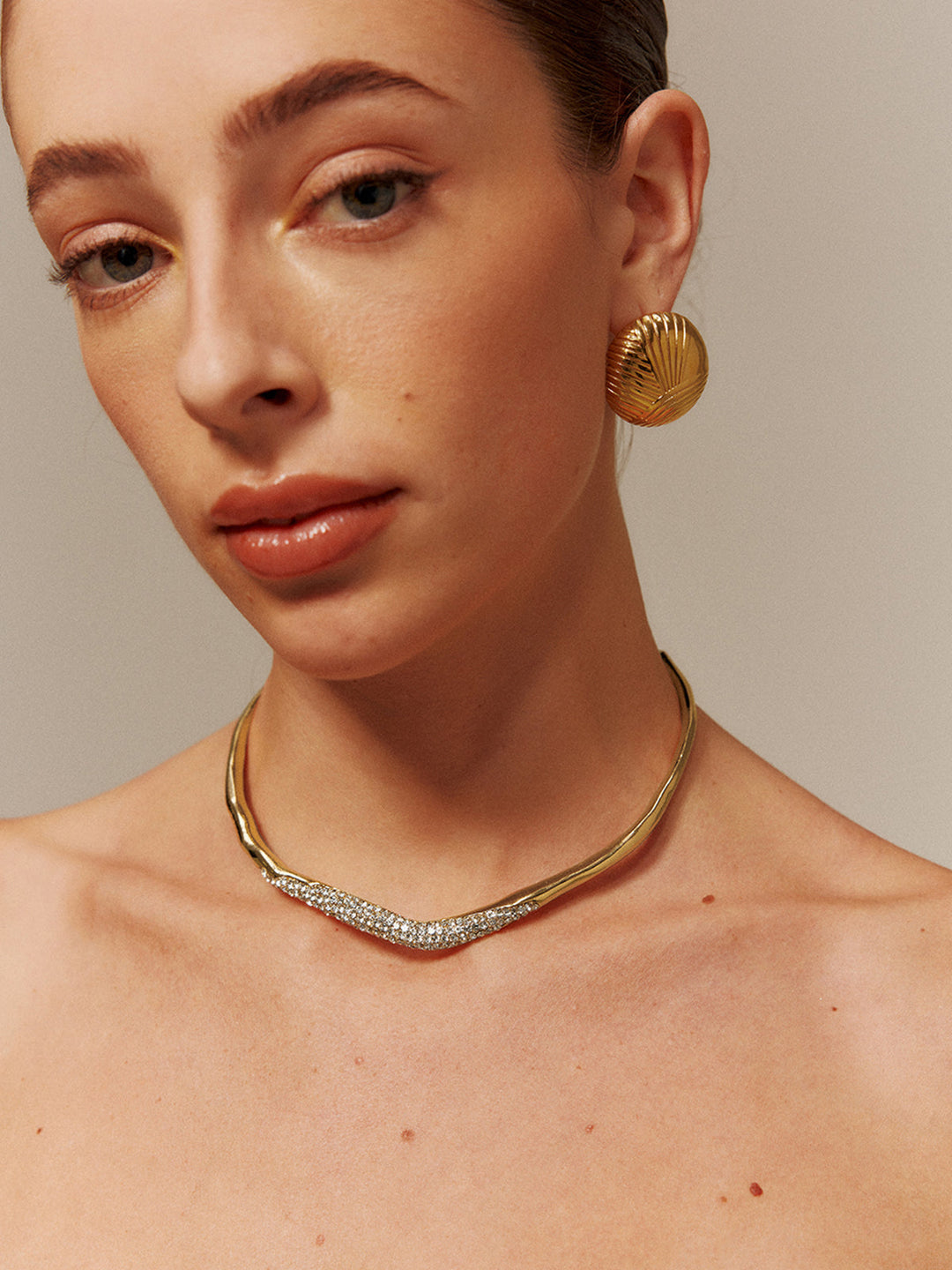 Collier ras du cou Ziron Irrégulier