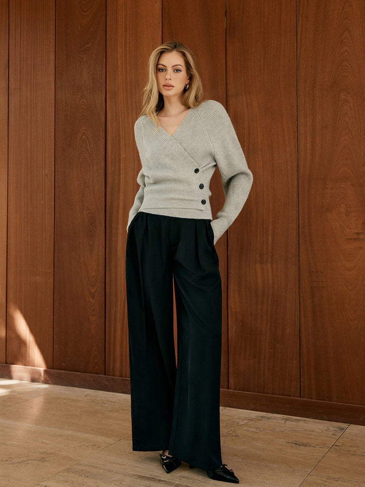 Pull de Soutien-Gorge Amincissant à Boutonnage