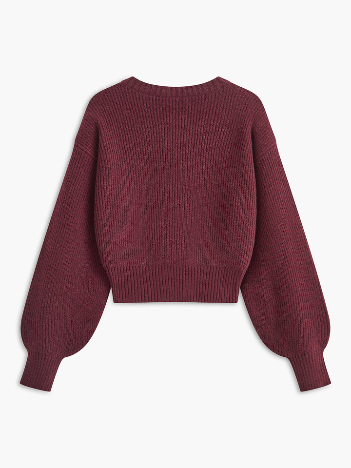 Cardigan à Lacets et Nœud