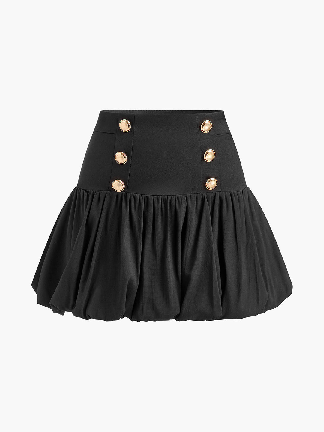 Jupe Mini à Panneau Plissé à la Taille