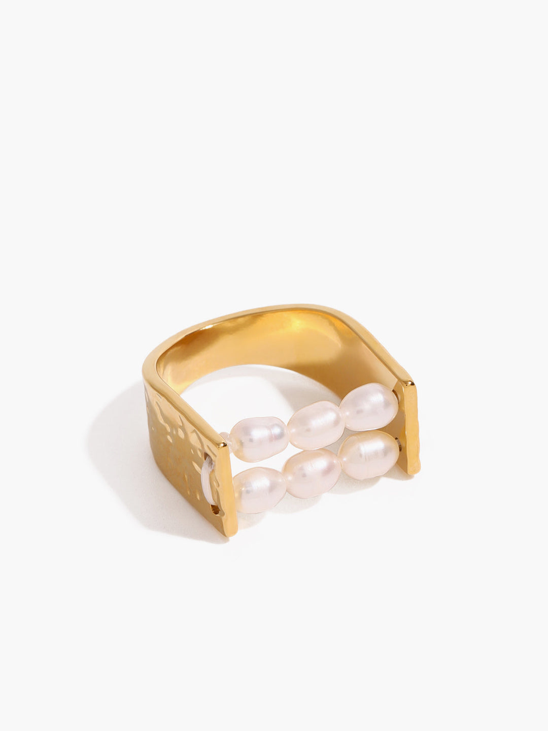 Bague Tunnel Forme U en Perle