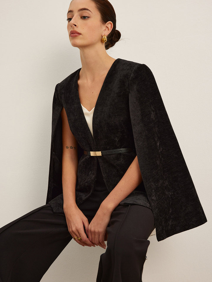 Cape Ceinture en Velours