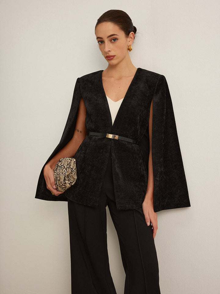 Cape Ceinture en Velours