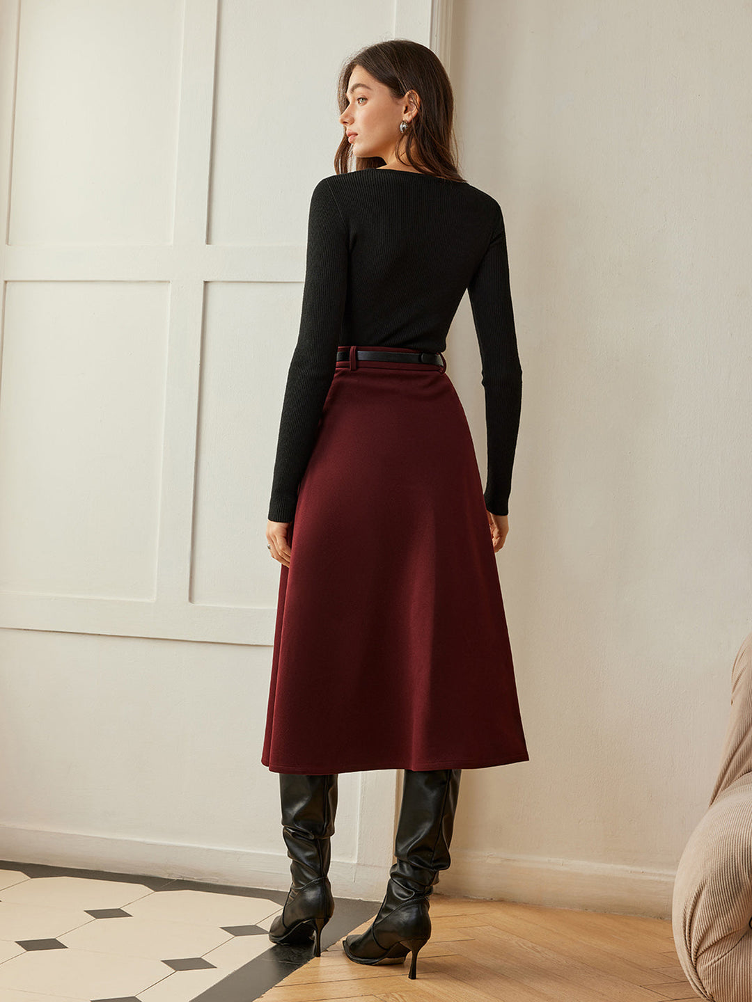 Jupe Ceinture Forme Parapluie