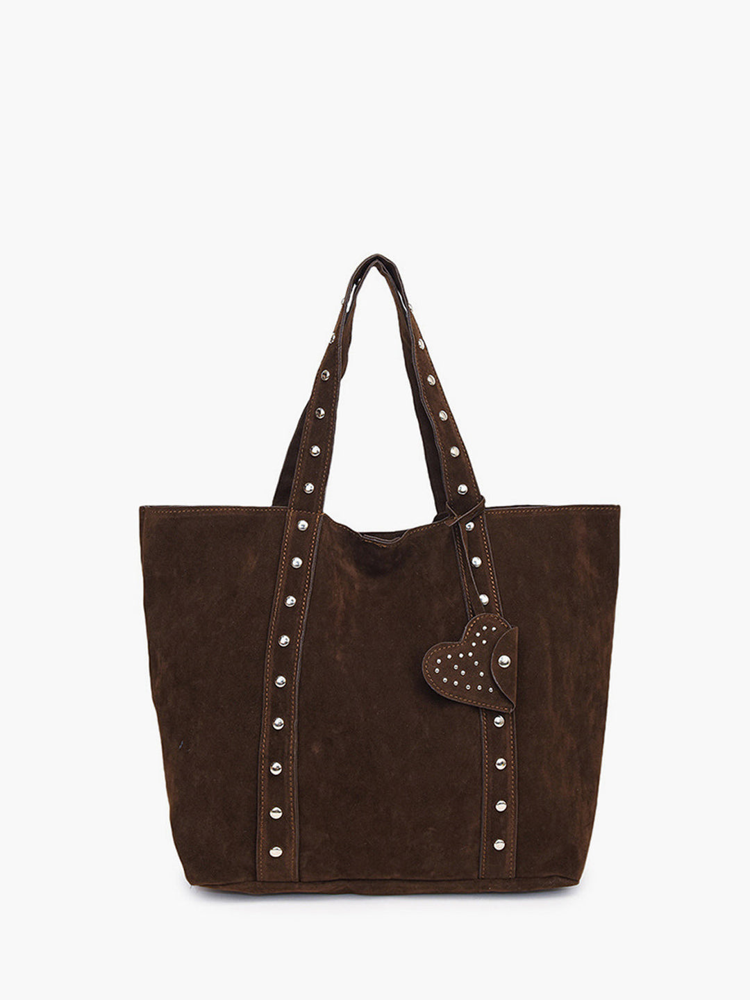 Sac dépaule à fermoir clouté