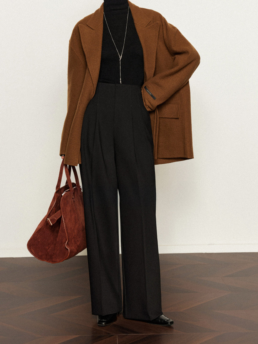 Pantalons Amples Plissés