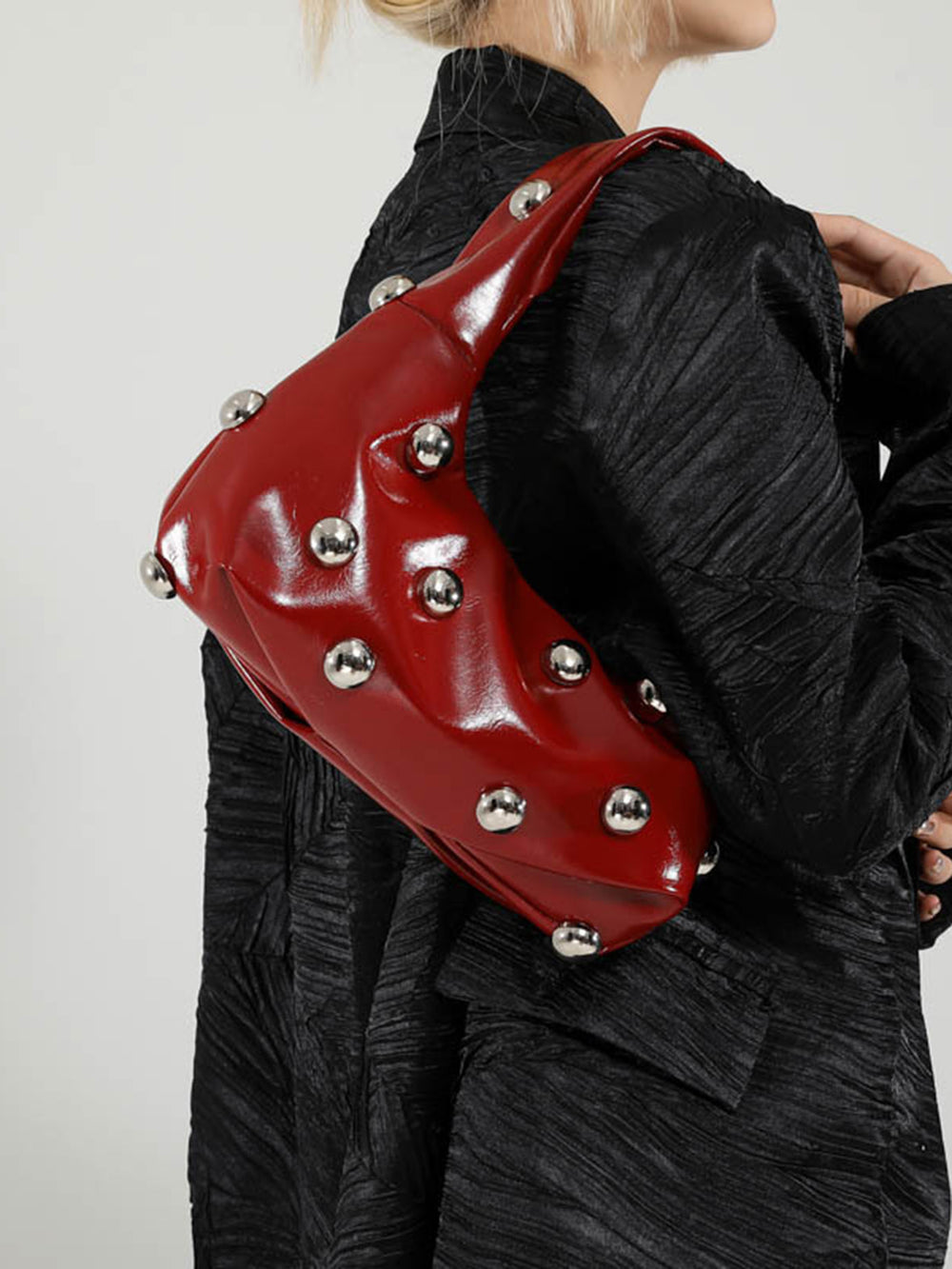Sac à Bandoulière clouté arrondi