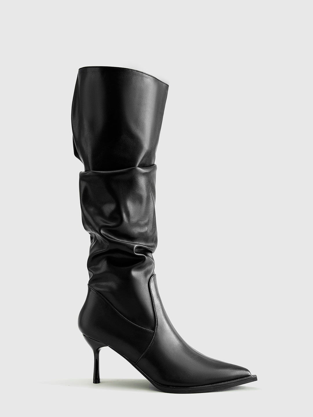 Bottes Hautes Vernies à Talons