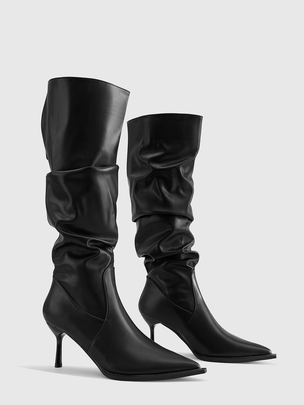 Bottes Hautes Vernies à Talons