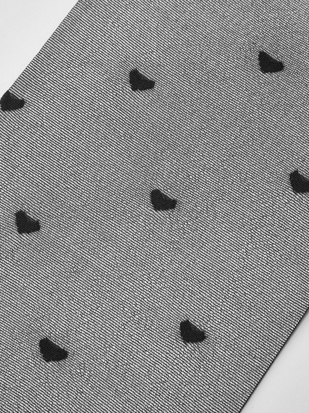 Collants transparents à motif cœur