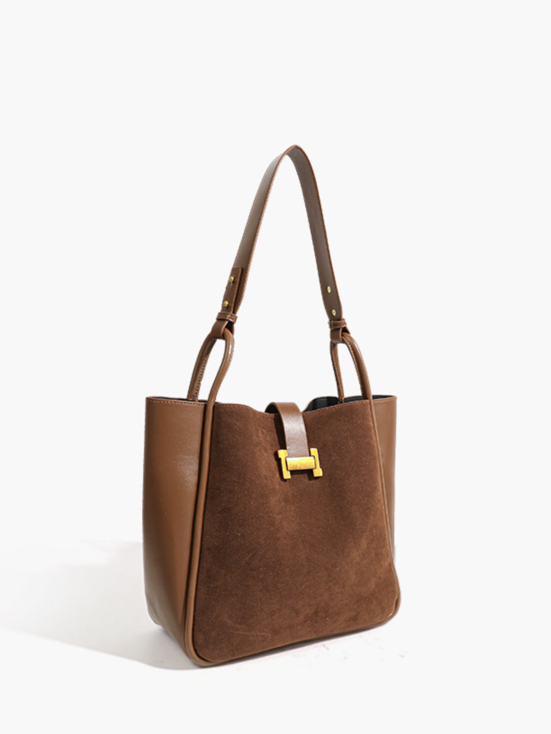 Sac cabas à détails métalliques
