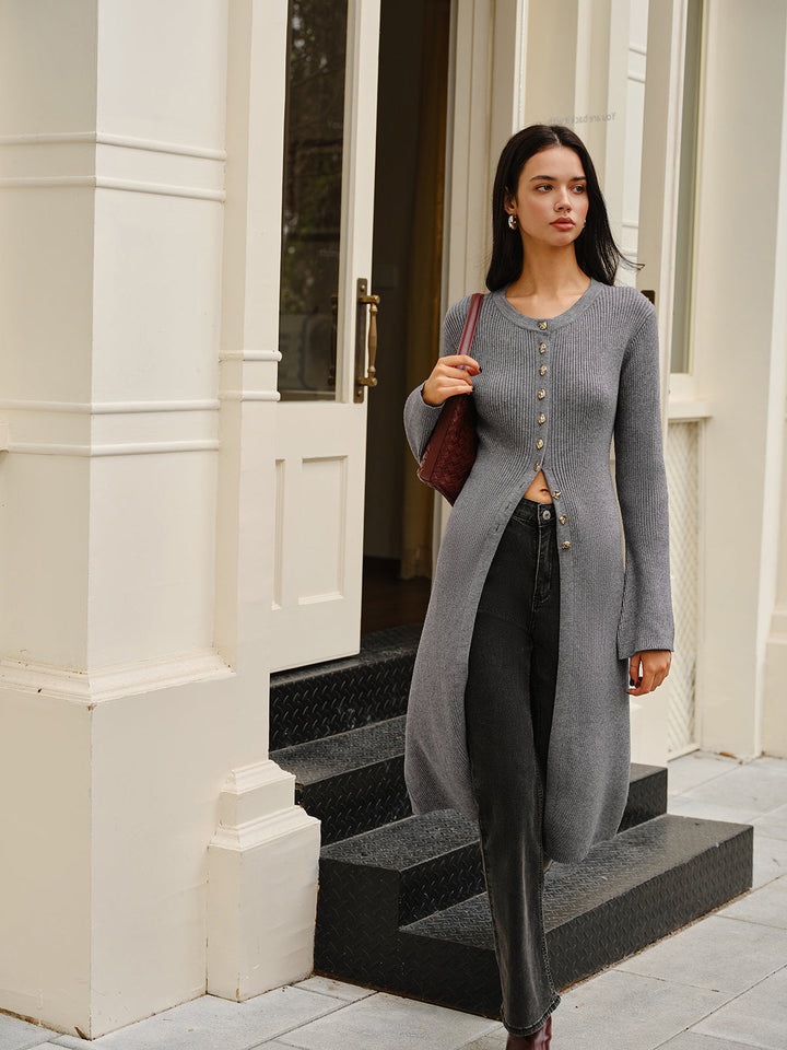 Robe Pull En Tricot Métallisé Polyvalent