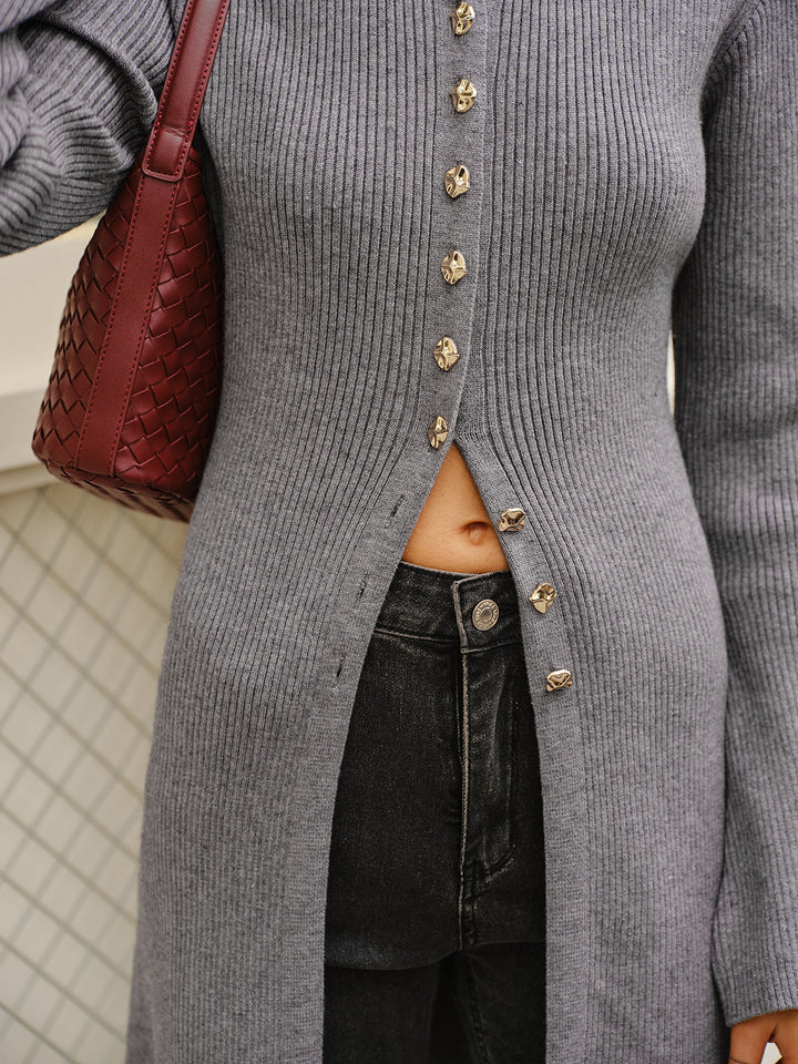 Robe Pull Métallique Polyvalente