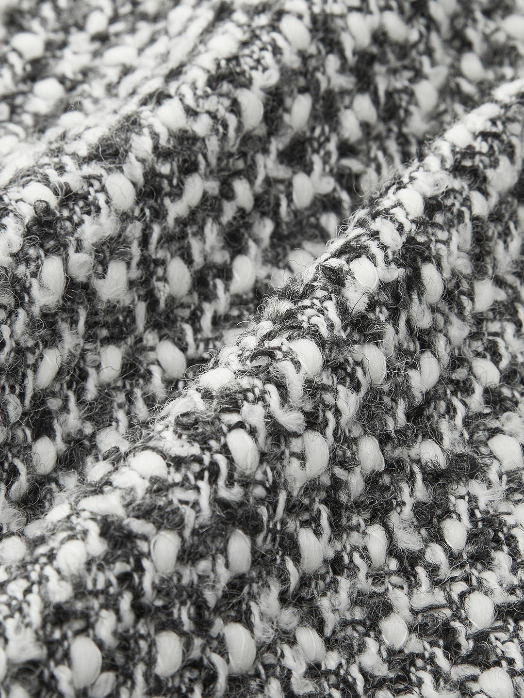 Shorts Texturé en Mélange Laine