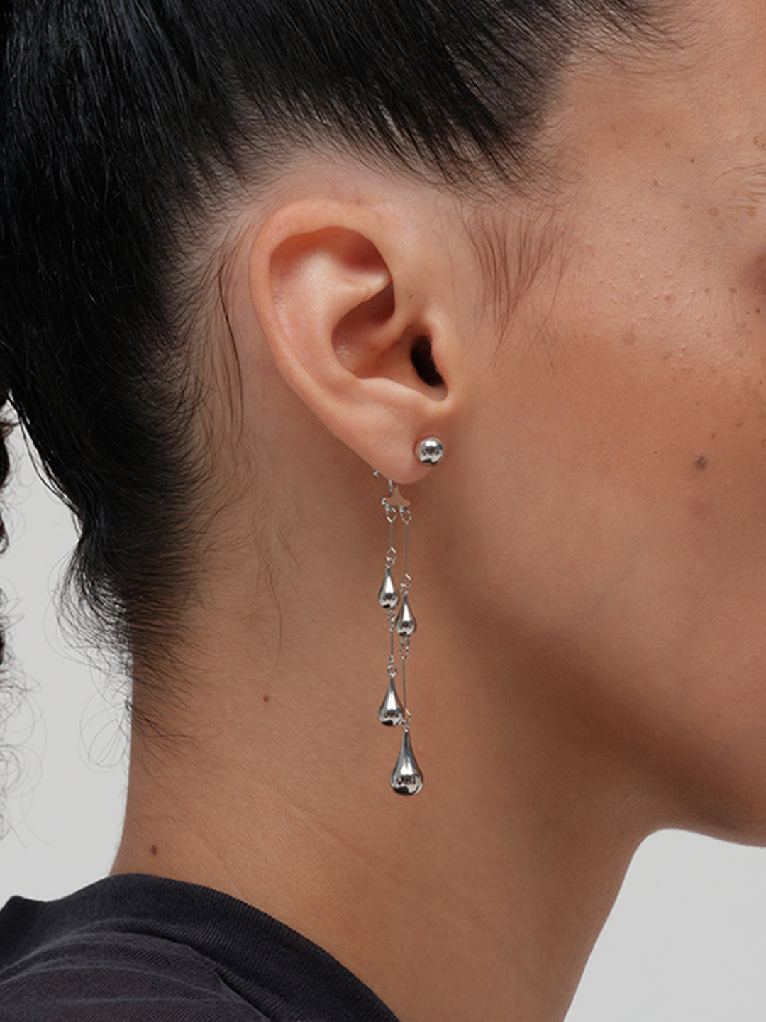 Boucles d'oreilles à pampilles en forme de goutte d'eau