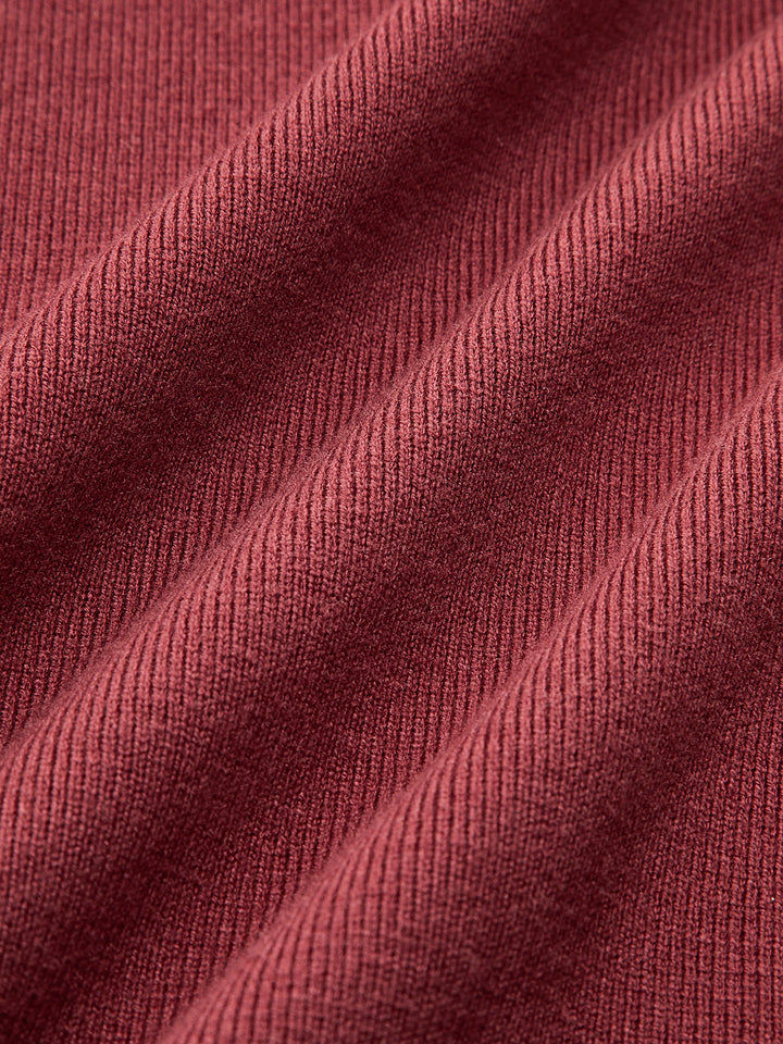 Robe Mi-longue à Volants Contrastants