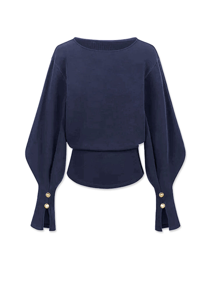 Sweatshirt à Manches Chauve-Souris Resserré