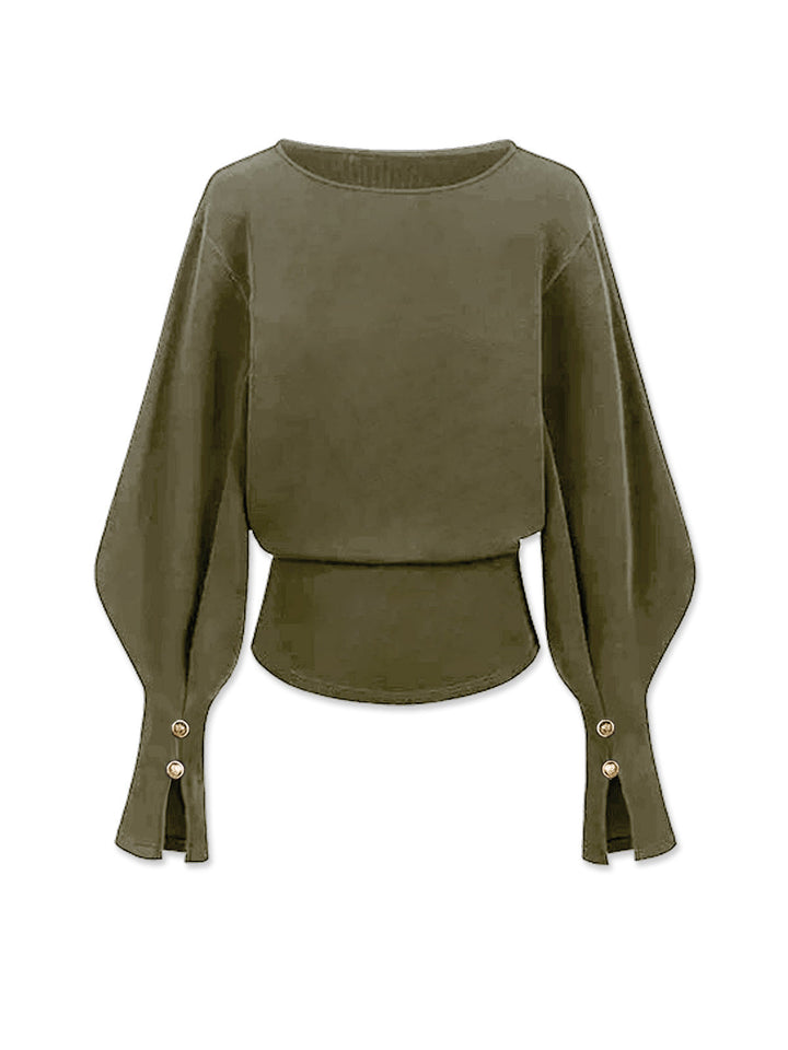 Sweatshirt à Manches Chauve-Souris Resserré