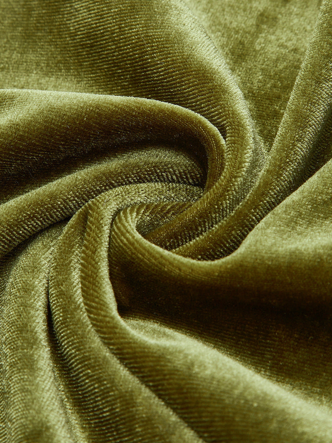 Robe patineuse en velours sans manches à col mock