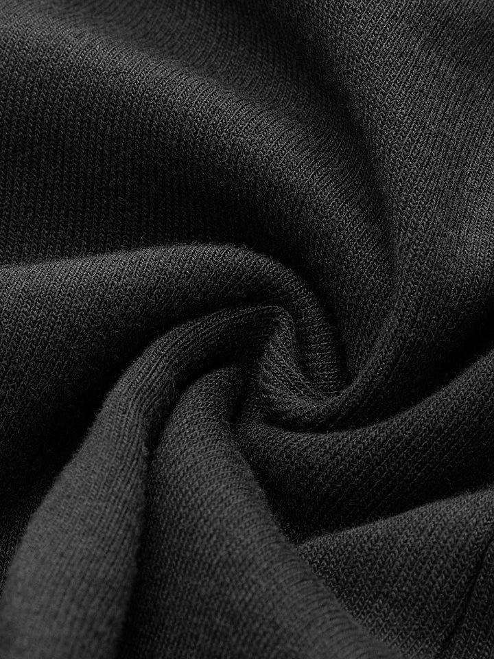 Haut en tricot à manches longues réversible bicolore