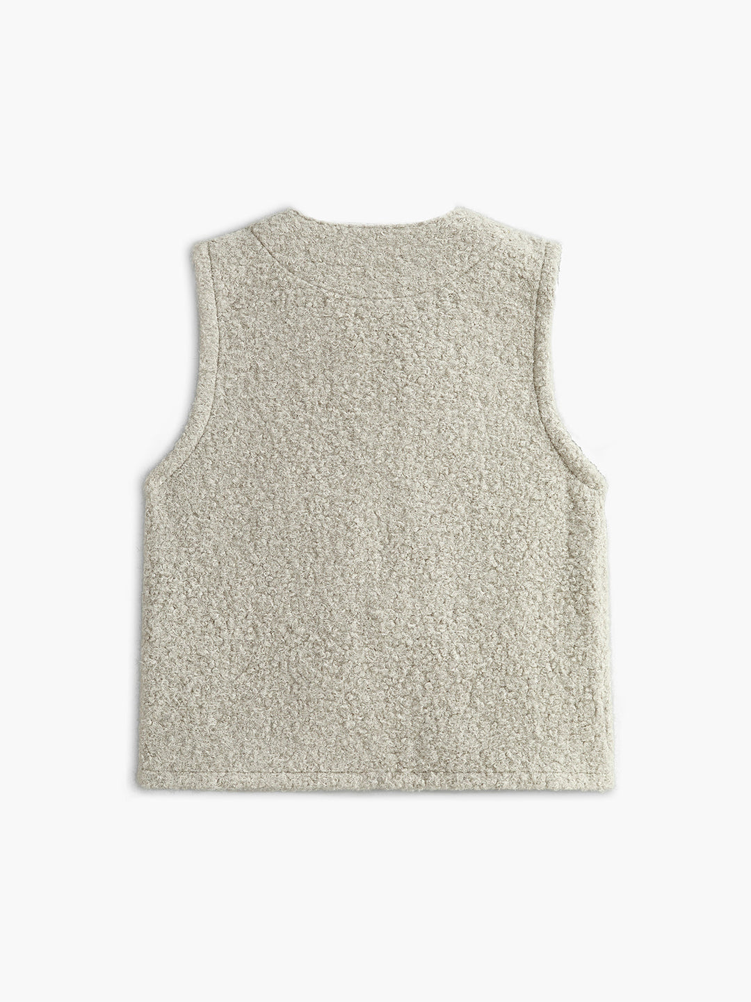 Gilet à col rond avec nœud devant