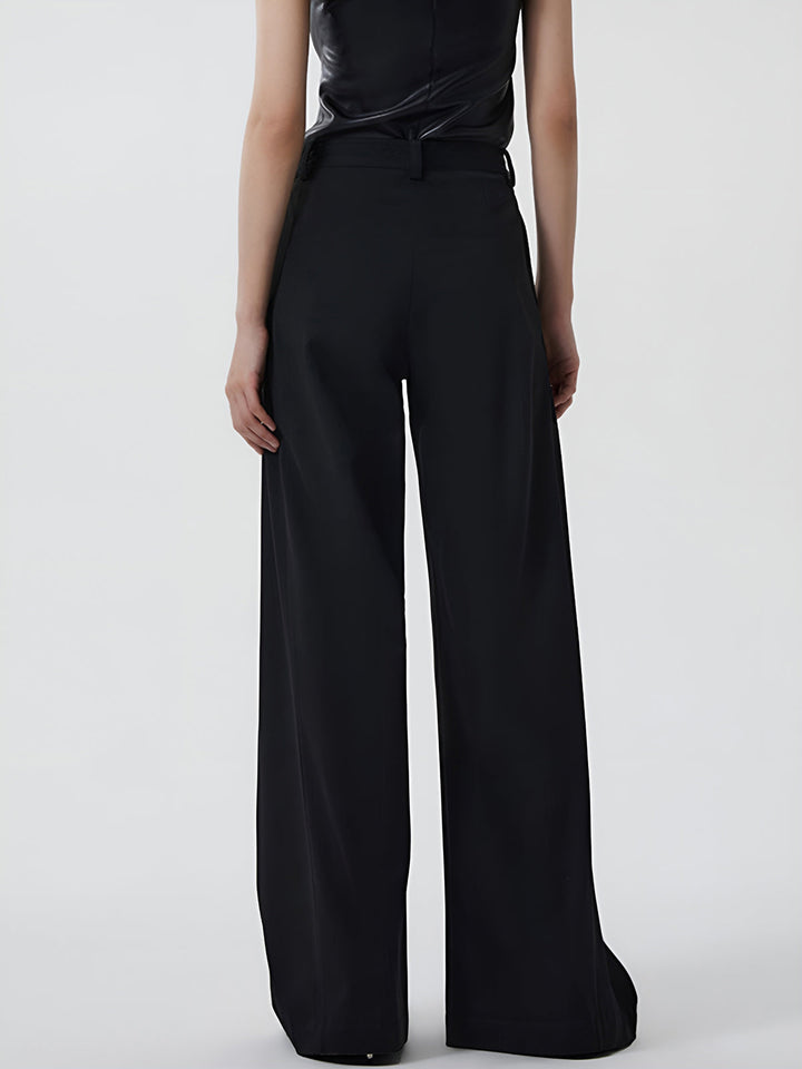 Pantalon simple à fermeture éclair