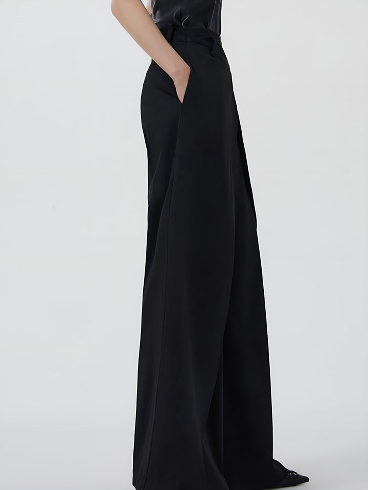 Pantalon simple à fermeture éclair