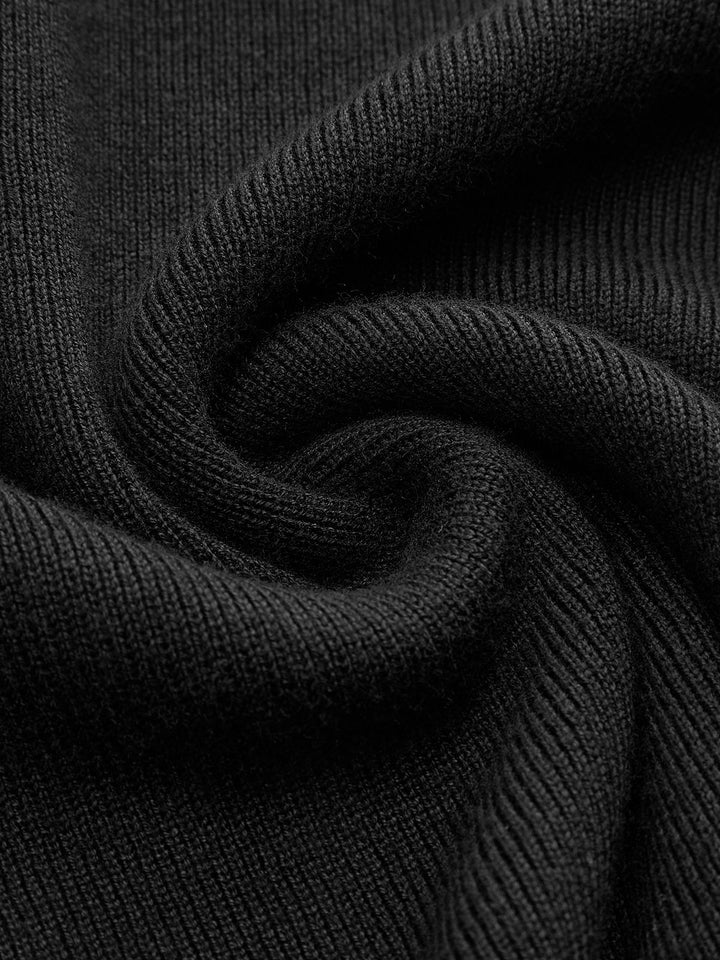 Haut en tricot à panneaux bicolores