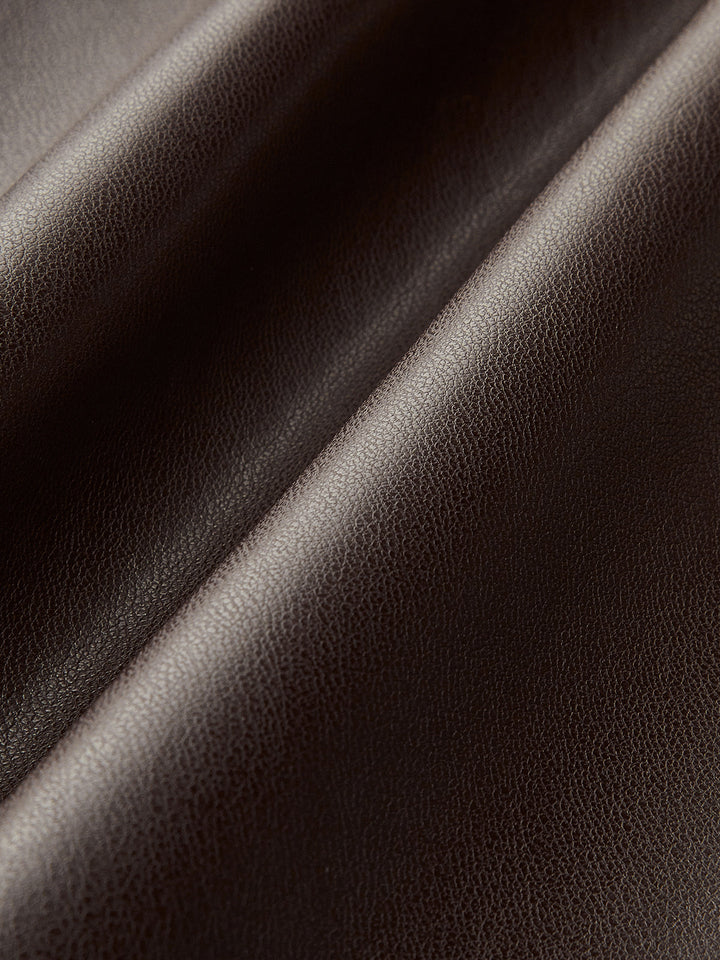 Robe Moulante à Bretelles Fausse Cuir