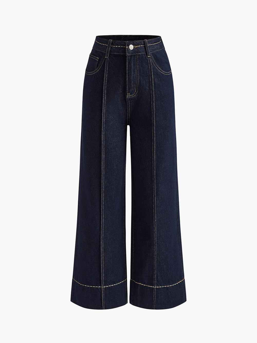 Jean Large Jambe en Denim