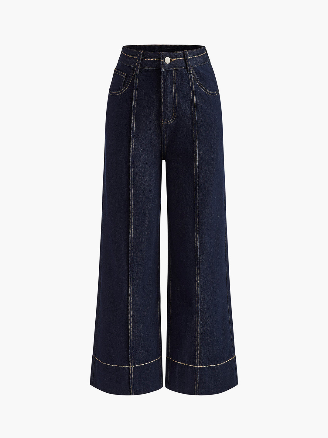 Jean Large Jambe en Denim