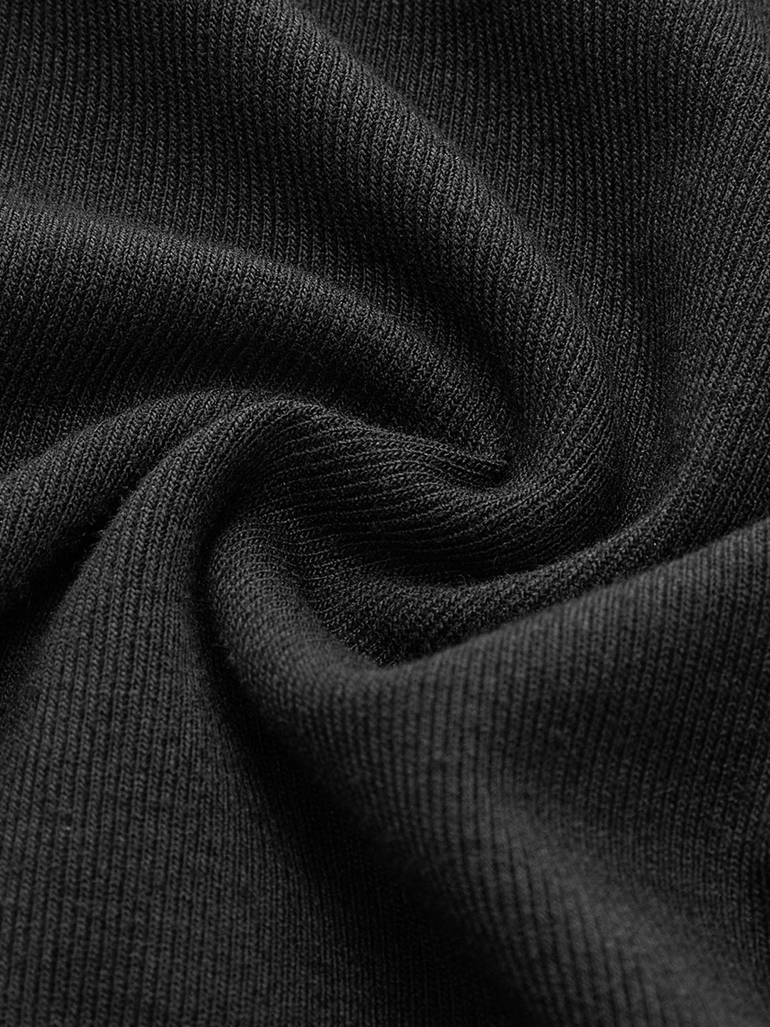 Chemise en tricot à manches longues et col carré contrastant