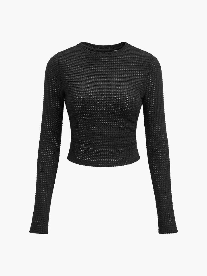 Pull Col Nid Mailles Lisses Coupe Ajustée