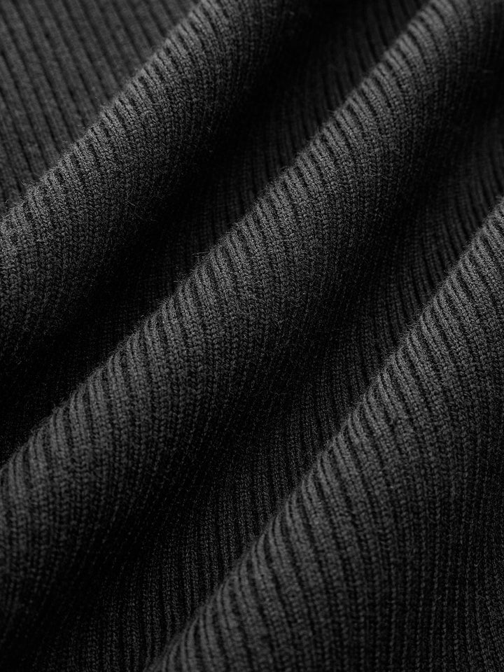 Haut en tricot plissé Color Block