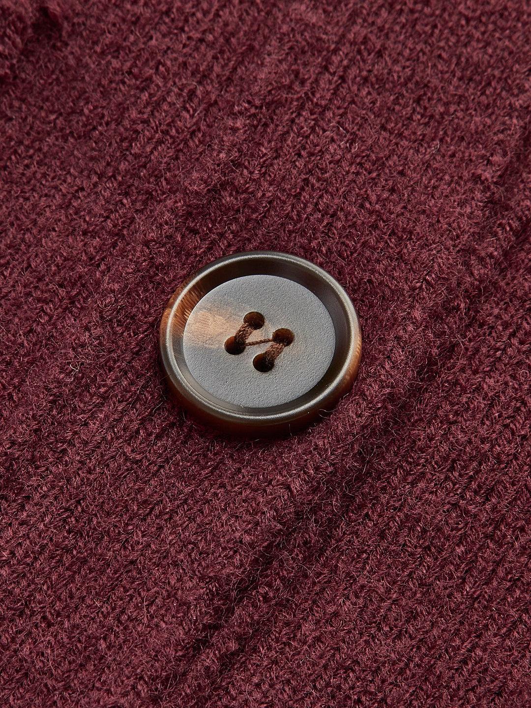 Cardigan Boutonné à col en V et Fente