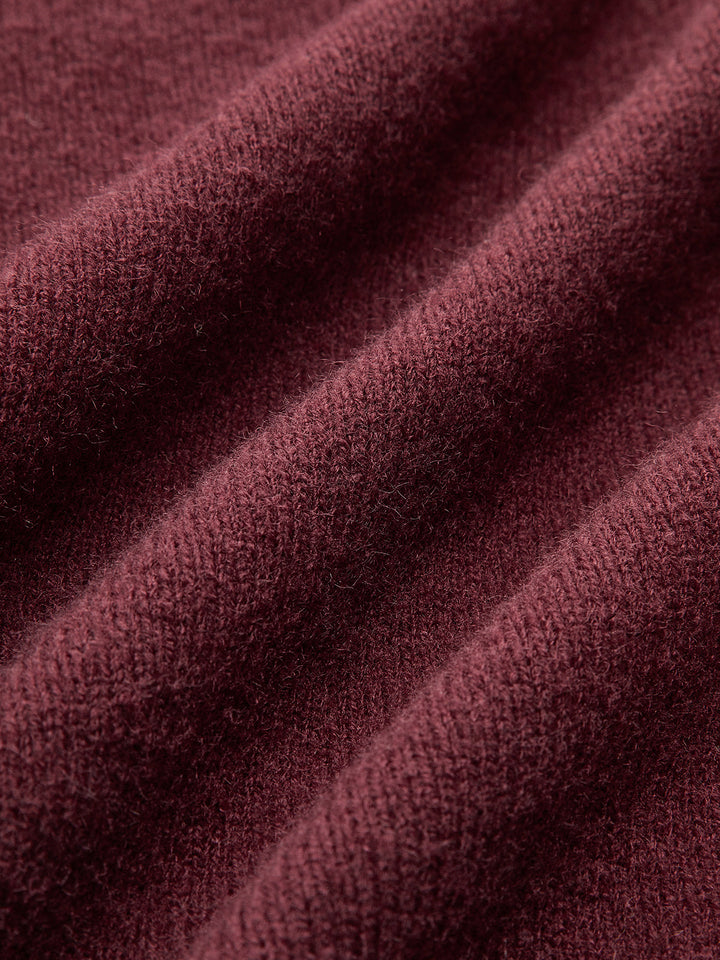 Cardigan Boutonné à col en V et Fente