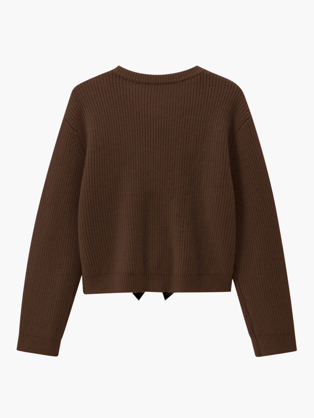 Pull Chaud Côtelé à Nœud