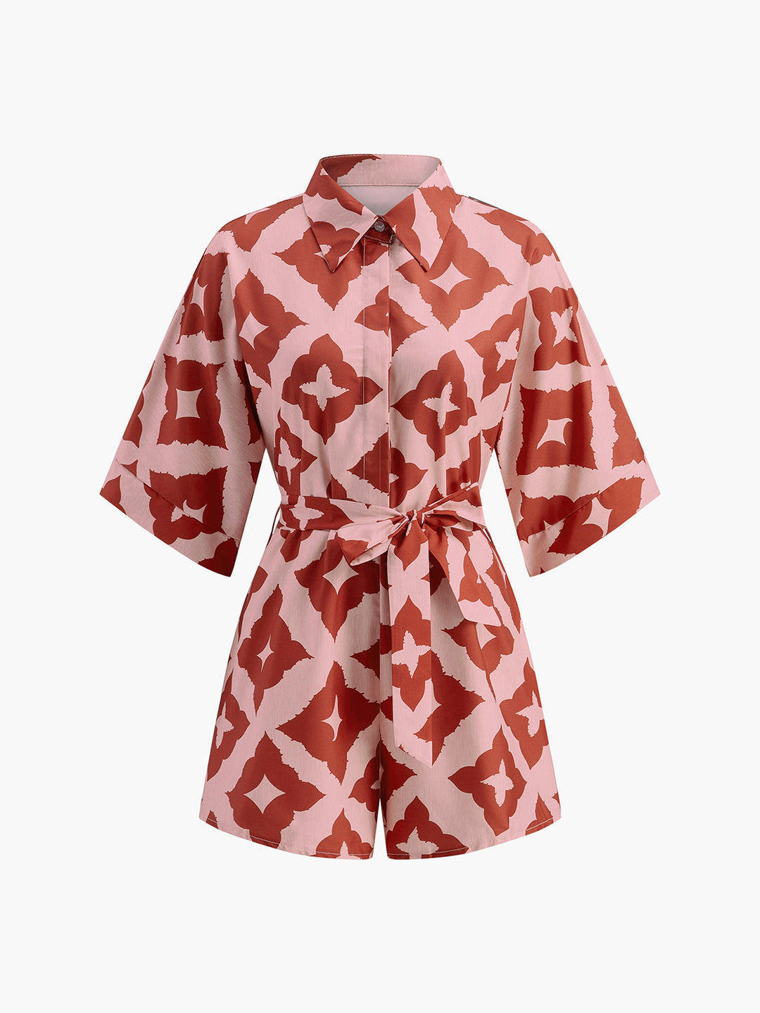 Combinaison Chemise Fleurie