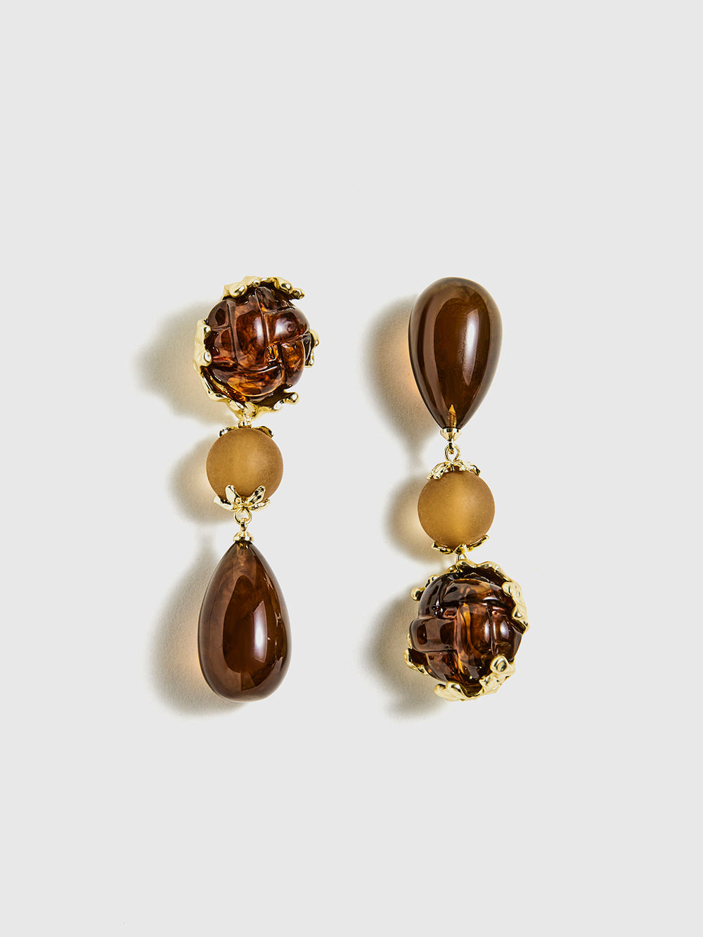 Boucles d'oreilles géométriques irrégulières