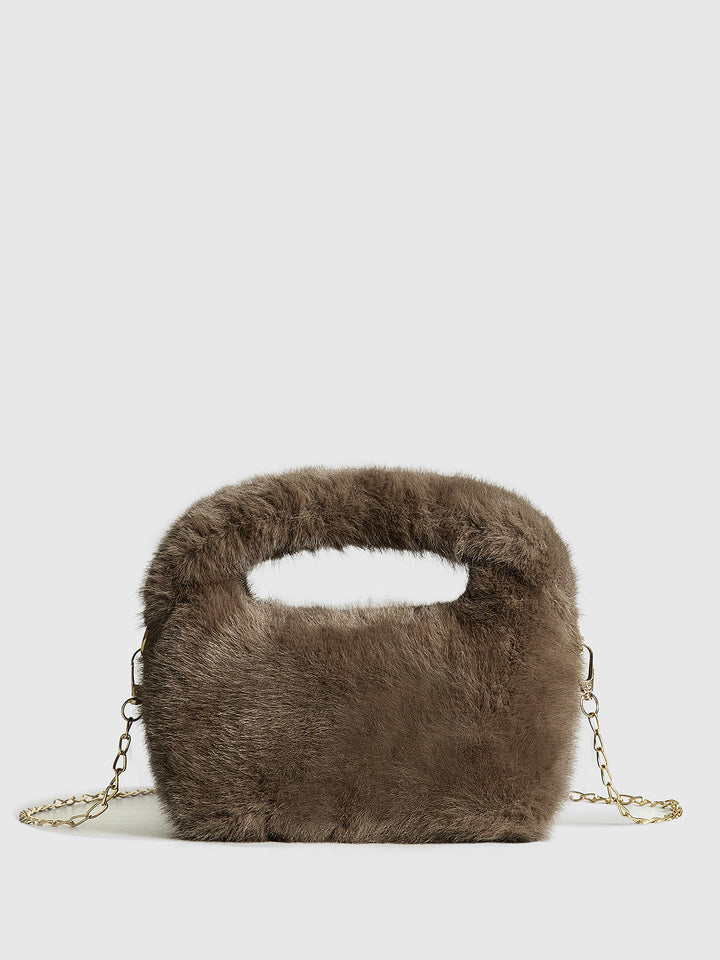 Sacs à main en peluche et sac bandoulière