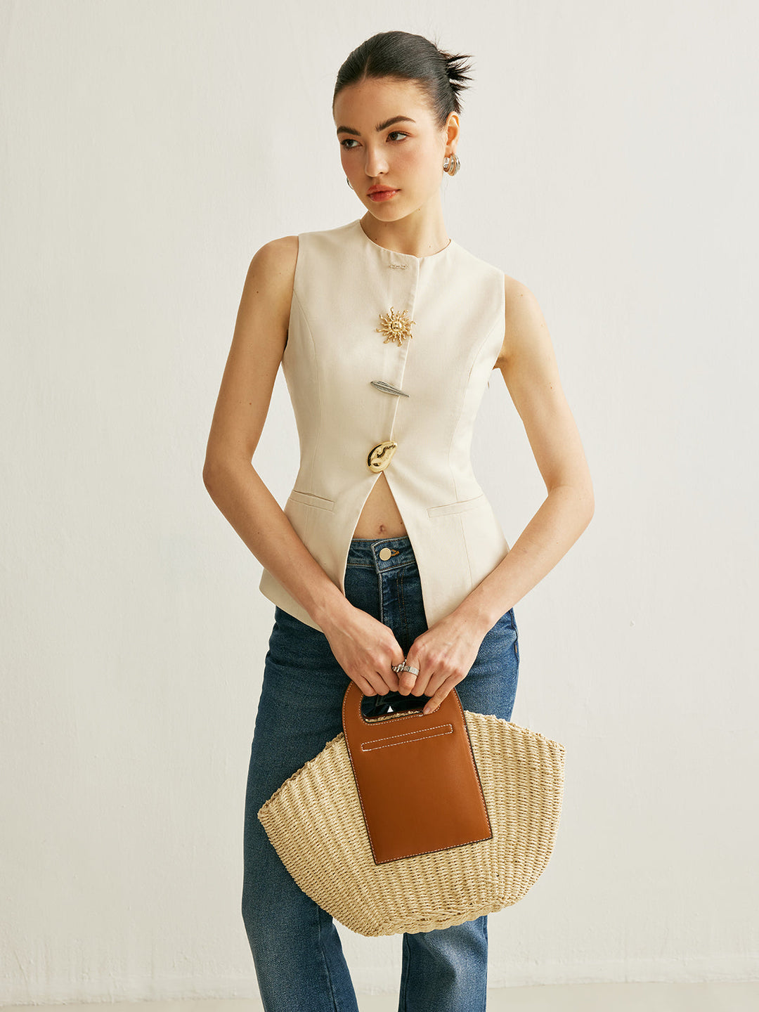 Gilet Détail Métal