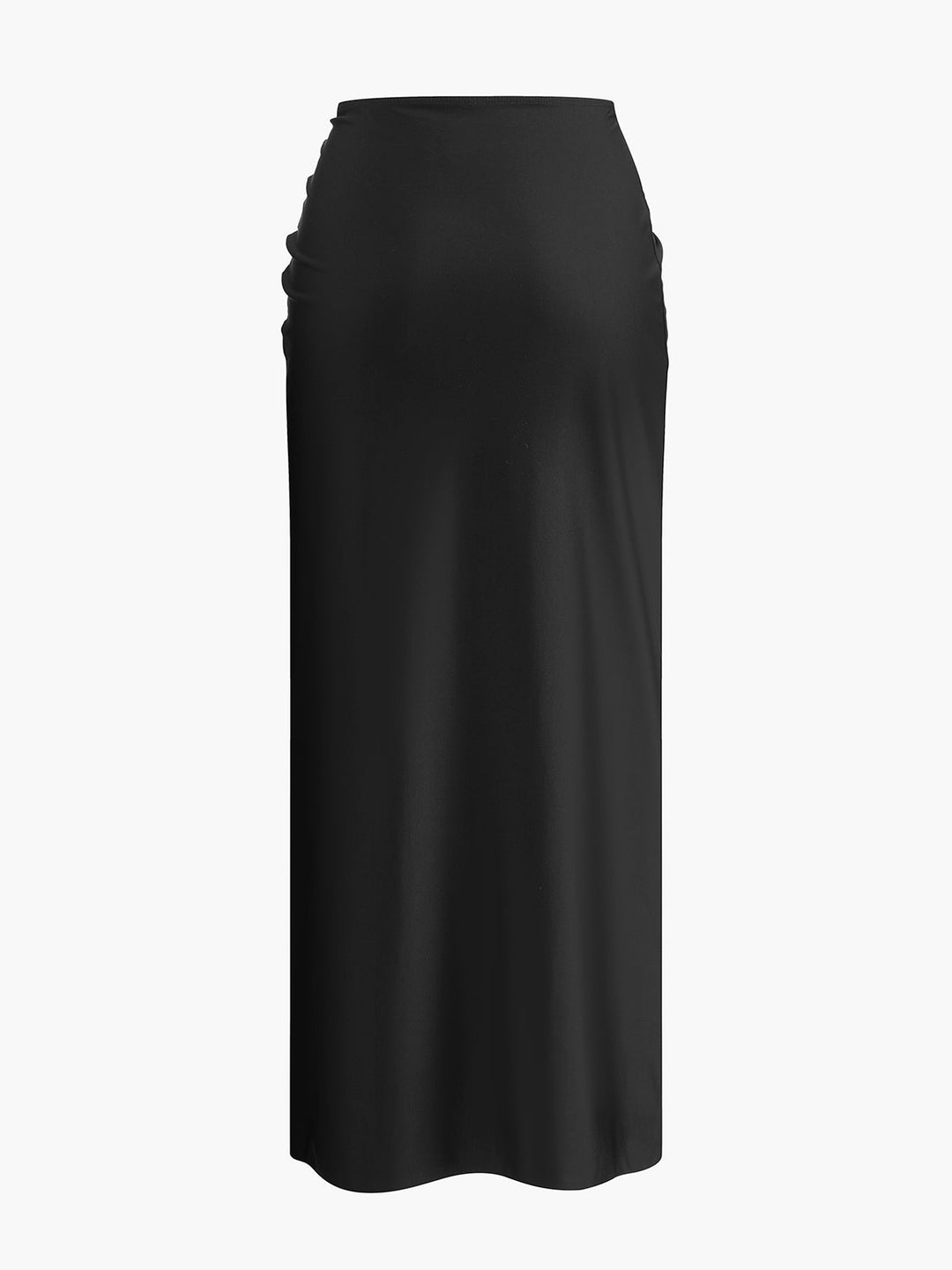 Jupe Sarong à Effet Torsadé Métallique