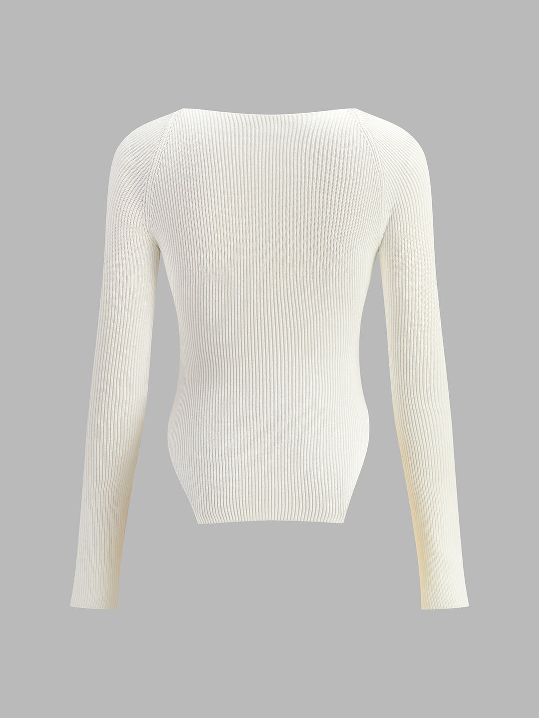 Haut en tricot à manches longues cœur d'amour