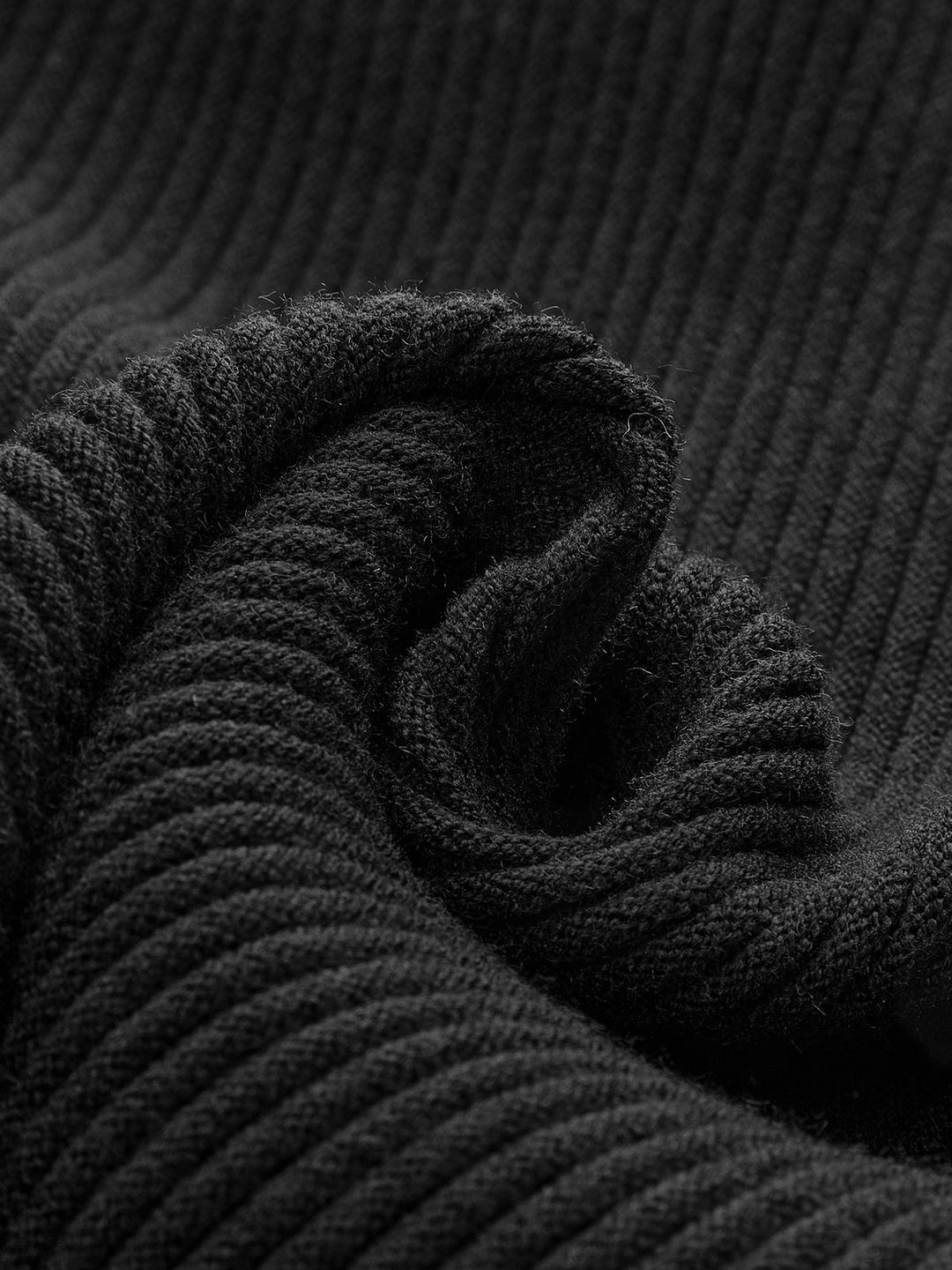 Haut en tricot transparent avec empiècement mock neck