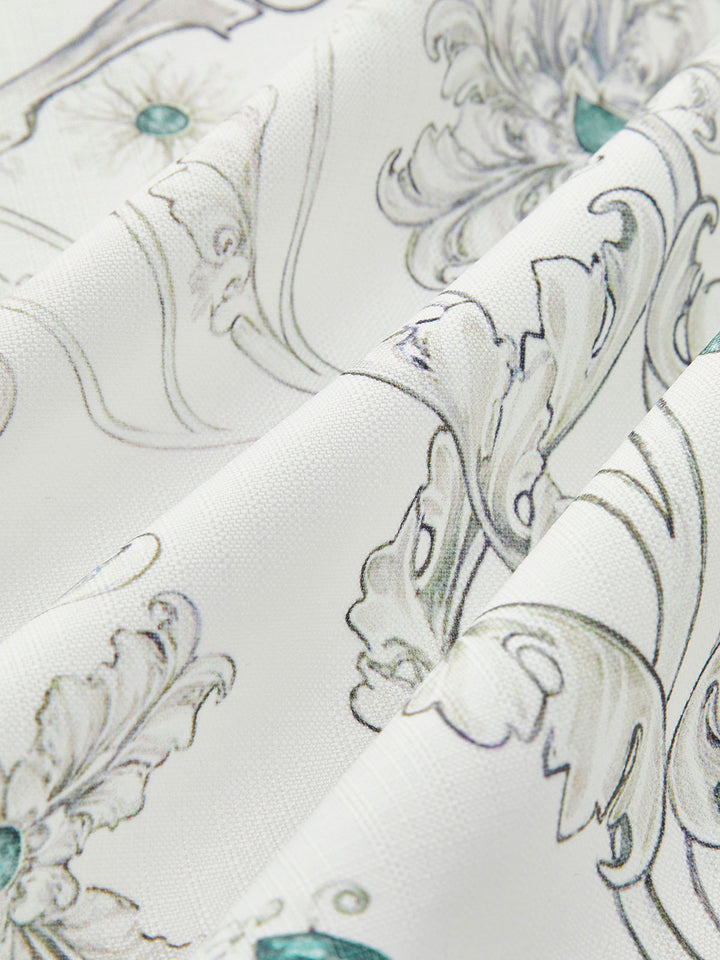 Jupe portefeuille à imprimé floral