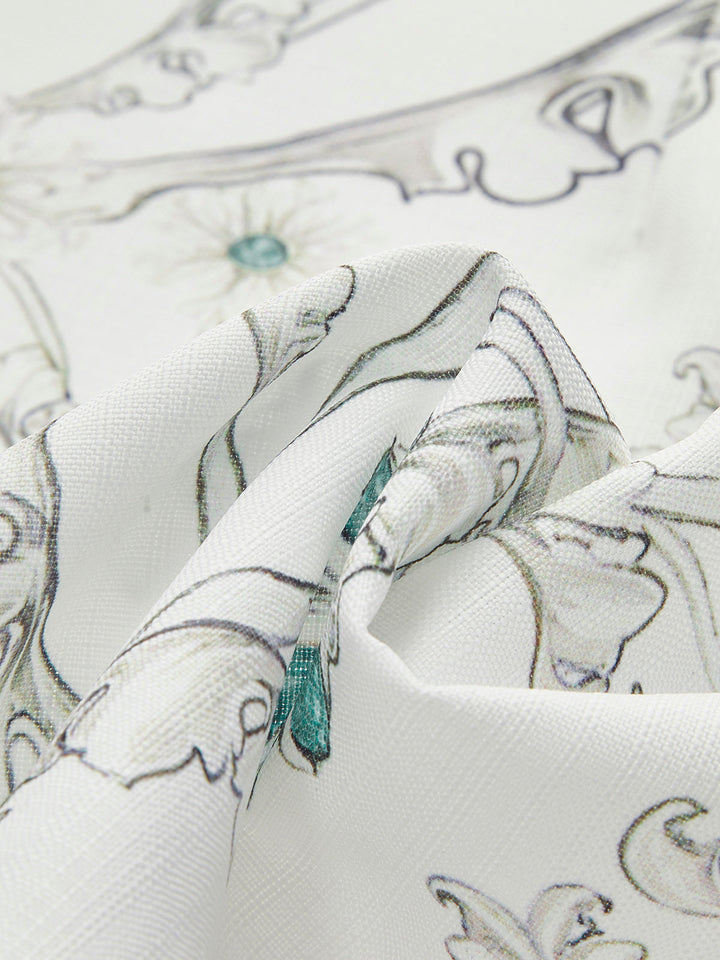 Jupe portefeuille à imprimé floral