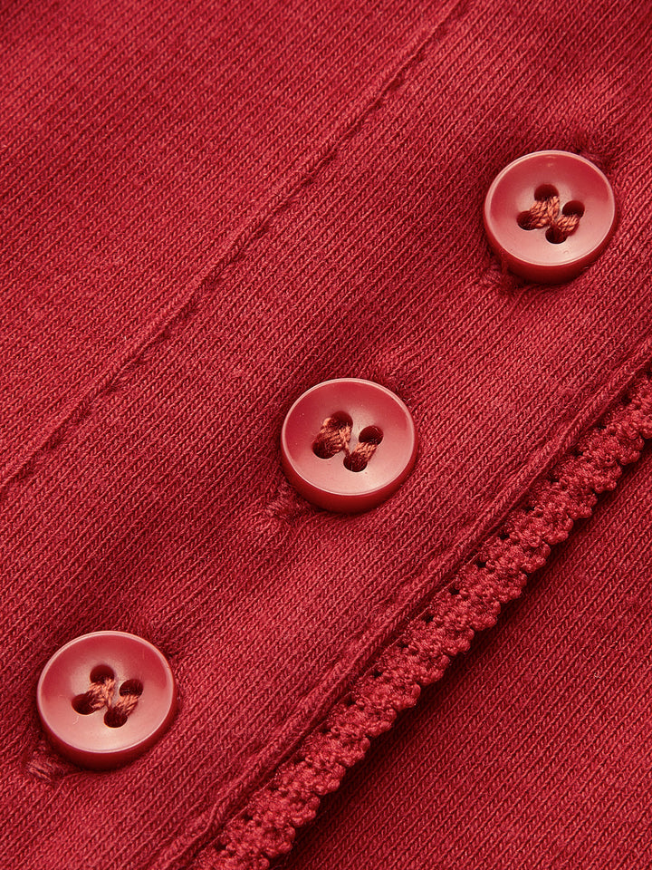 Robe Patineuse Fleurie Boutonnée
