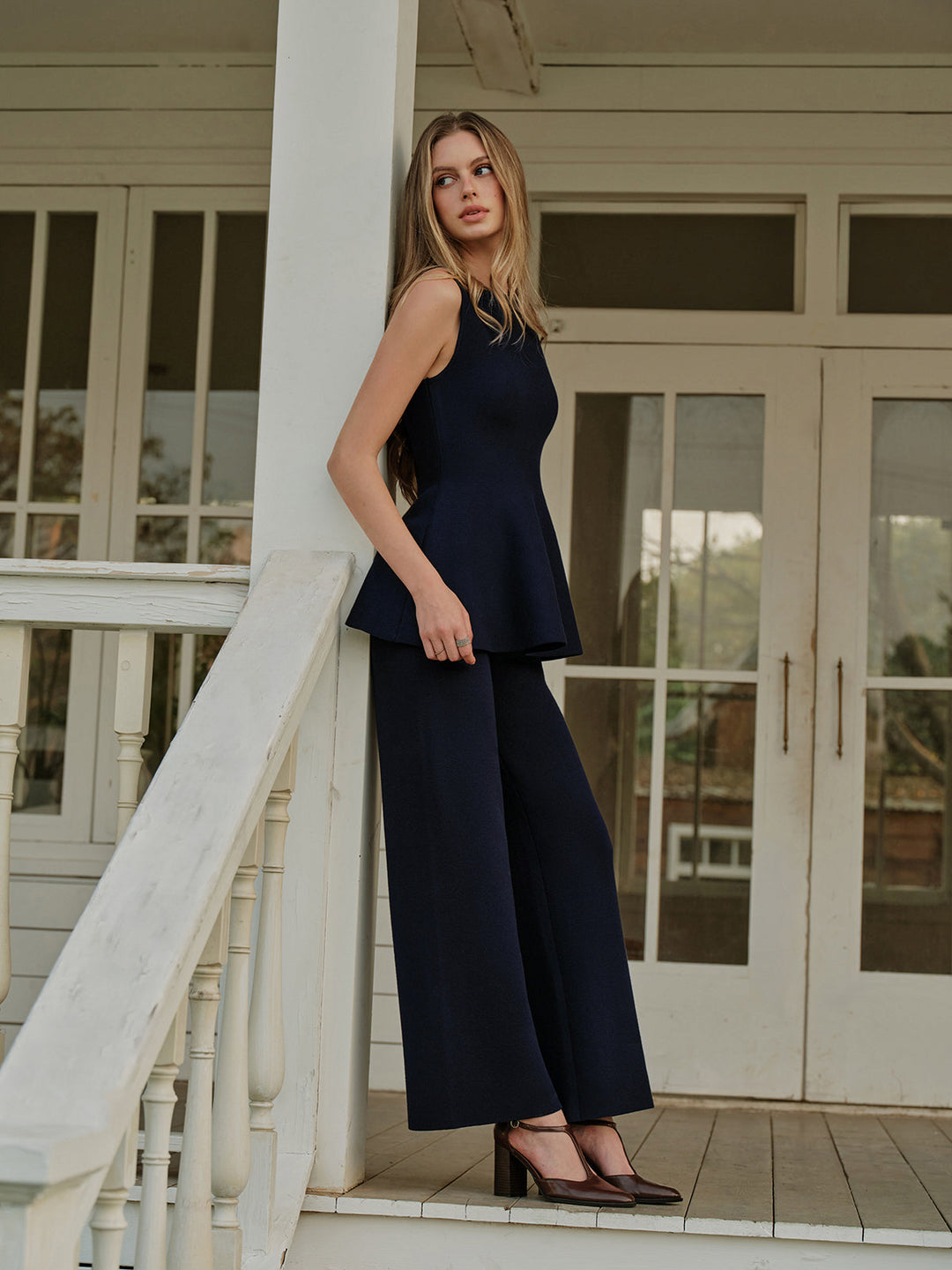 Pantalon Pull Taille Élastique Décontracté