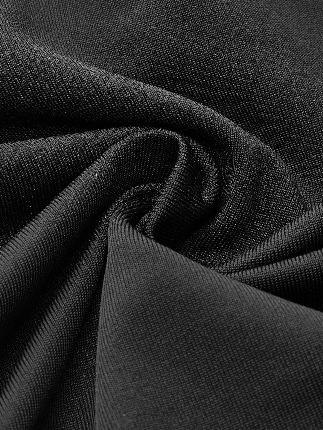 T-Shirt Plissé à Col Asymétrique